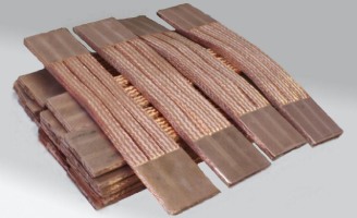 Шина медная плетеная